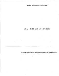 portada de MIS PIES EN EL ORIGEN